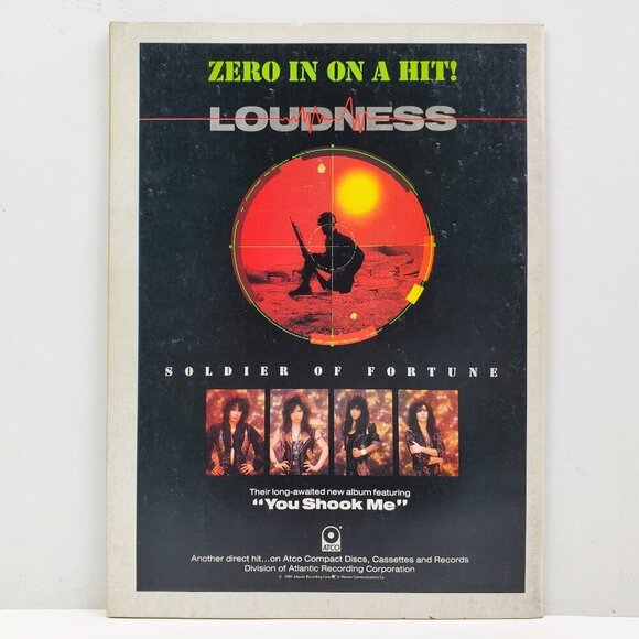 Rock Scene Magazine Skid Row Motley Crue Aerosmith VTG April 1990 Unread Stock - Picture 11 of 12